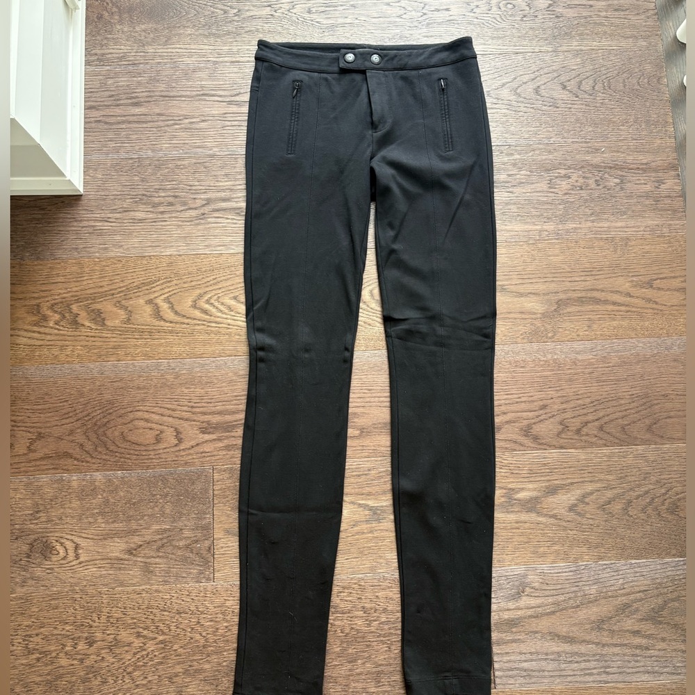 VINCE Black Ponte Leggings